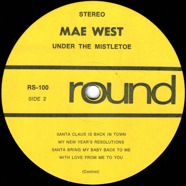 Mae West – Under The Mistletoe with Mae West LP vinyl record, image 4 of 4