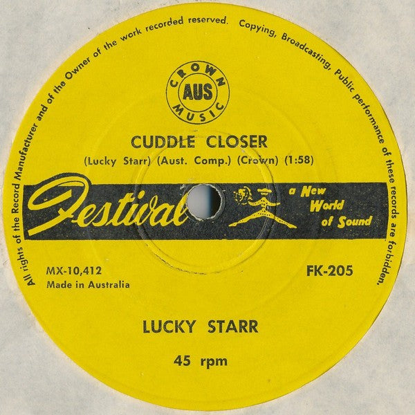 Lucky Starr – I've Been Everywhere 7" vinyl record, image 2 of 2