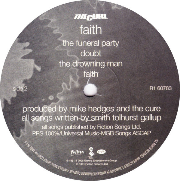 The Cure – Faith LP vinyl record, image 4 of 6