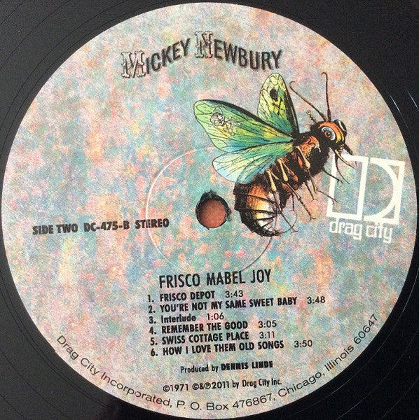 Mickey Newbury – 'Frisco Mabel Joy LP vinyl record, image 4 of 7