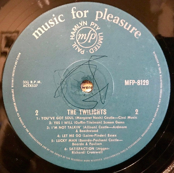 The Twilights – The Twilights LP vinyl record, image 4 of 4