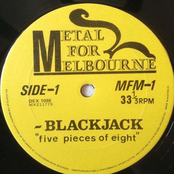 Black Jack – Five Pieces O' Eight 12" vinyl record, image 3 of 6