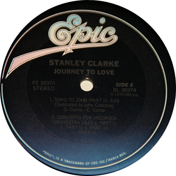 Stanley Clarke – Journey To Love LP vinyl record, image 4 of 4