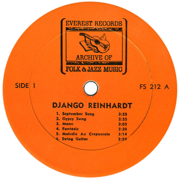 Django Reinhardt – Django Reinhardt LP vinyl record, image 3 of 4
