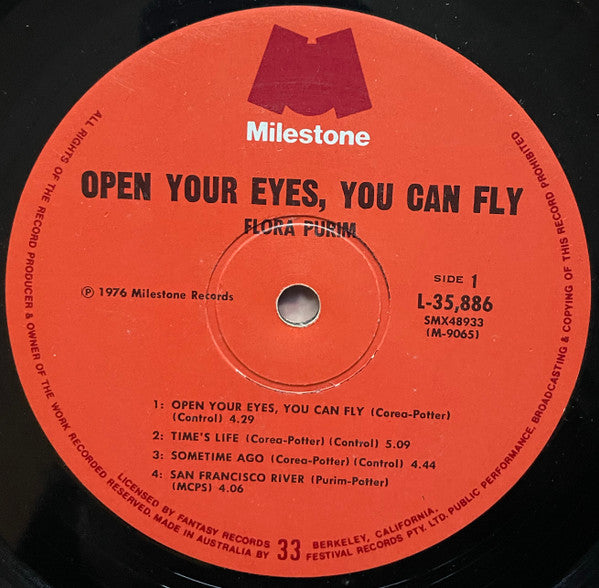 Flora Purim – Open Your Eyes You Can Fly LP vinyl record, image 6 of 7