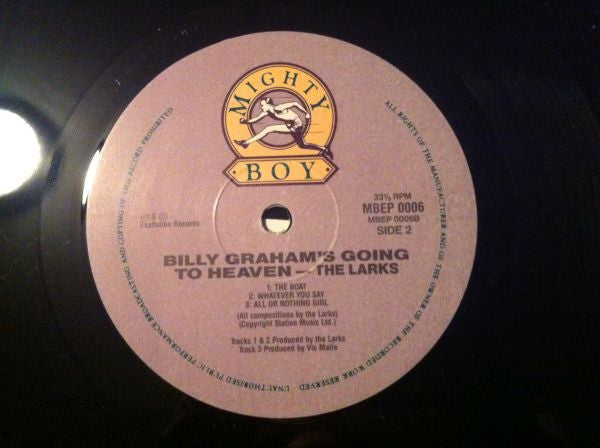 The Larks – Billy Graham's Going To Heaven LP vinyl record, image 4 of 4
