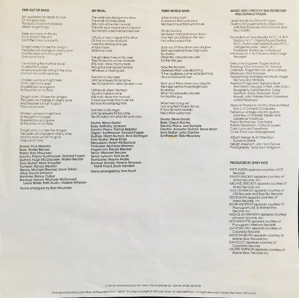 Steely Dan – Gaucho LP vinyl record, image 4 of 6