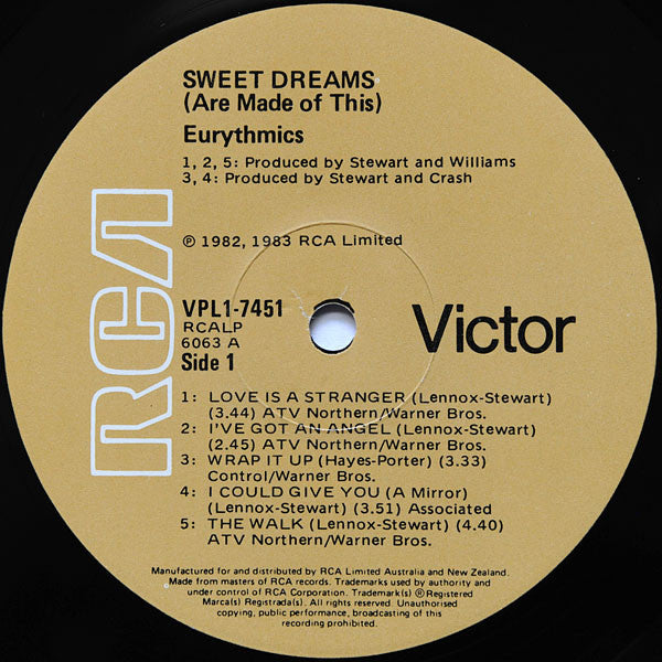Eurythmics – Sweet Dreams (Are Made Of This) LP vinyl record, image 4 of 7