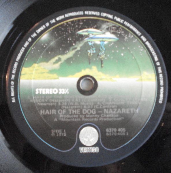 Nazareth – Hair Of The Dog LP vinyl record, image 3 of 4