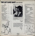 Fred Penner – The Cat Came Back LP vinyl record, image 2 of 4