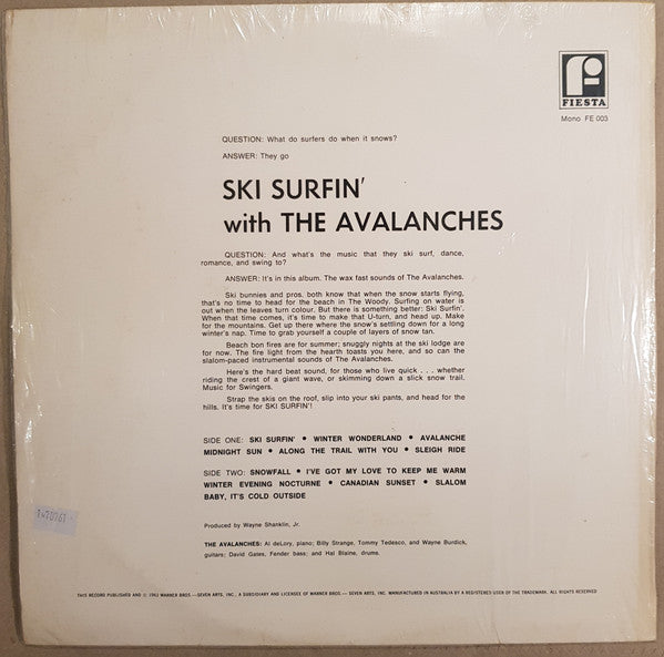 The Avalanches – Ski Surfin' LP vinyl record, image 2 of 4