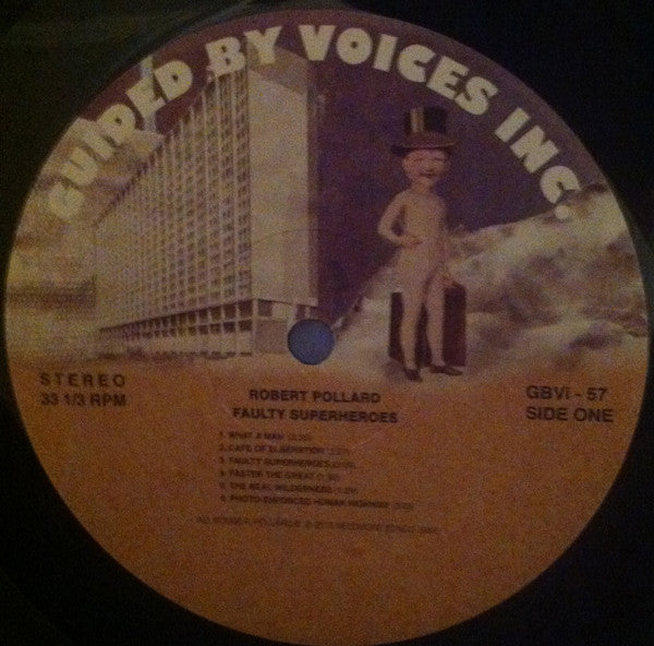 Robert Pollard – Faulty Superheroes LP vinyl record, image 4 of 4
