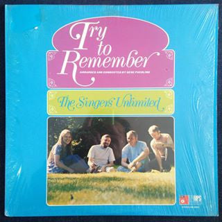 The Singers Unlimited – Try To Remember LP vinyl record, image 1 of 4
