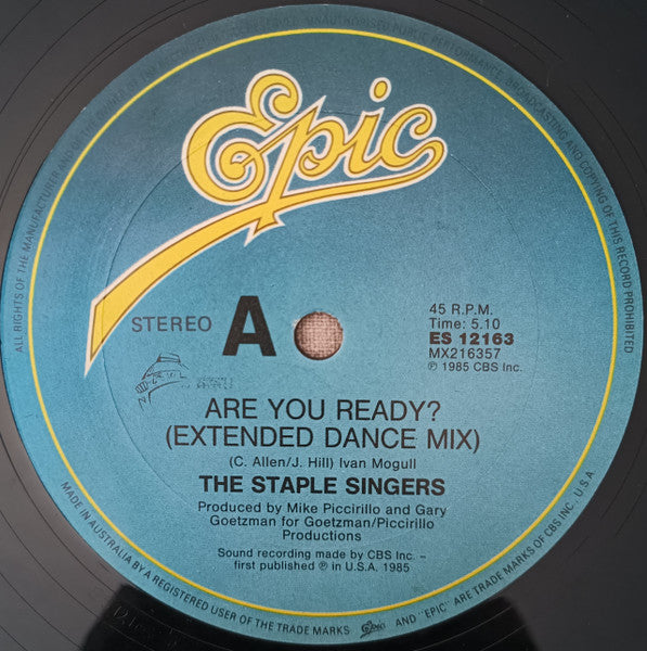 The Staple Singers – Are You Ready? 12" vinyl record, image 3 of 3