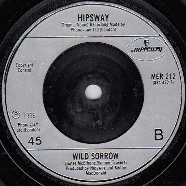 Hipsway – The Honeythief 7" vinyl record, image 4 of 4