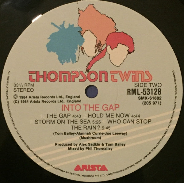 Thompson Twins – Into The Gap LP vinyl record, image 4 of 6