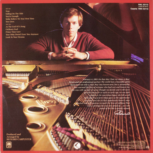 Carpenters – Voice Of The Heart LP vinyl record, image 8 of 8