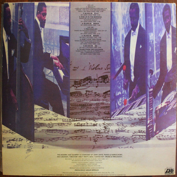 The Modern Jazz Quartet – Blues On Bach LP vinyl record, image 2 of 4