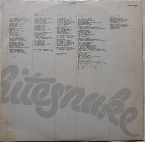 Whitesnake – Lovehunter LP vinyl record, image 7 of 7