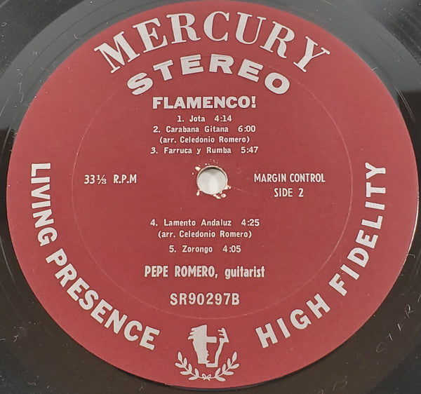 Pepe Romero – Flamenco! LP vinyl record, image 4 of 4