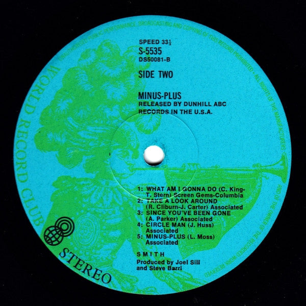 Smith – Minus~Plus LP vinyl record, image 4 of 4