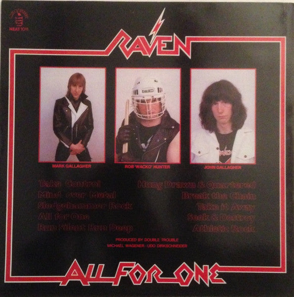 Raven – All For One LP vinyl record, image 2 of 7