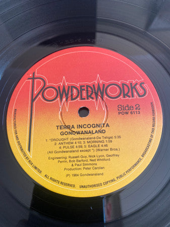 Gondwanaland Project – Terra Incognita LP vinyl record, image 4 of 4