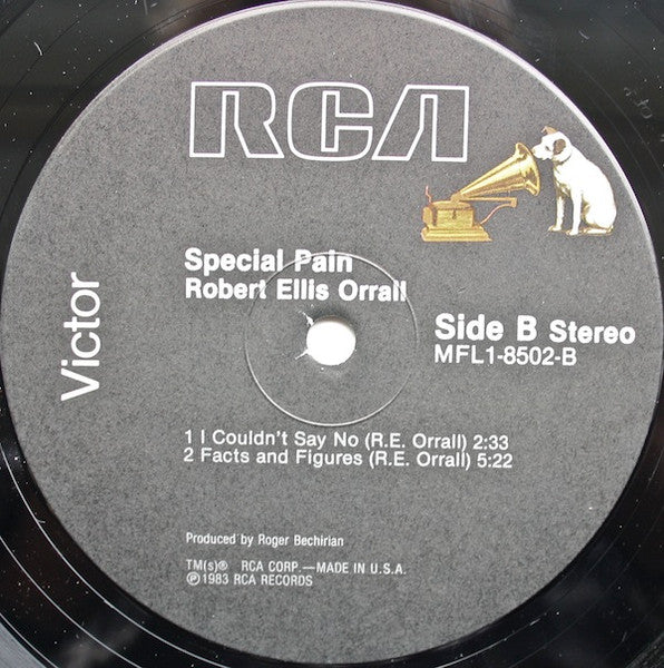 Robert Ellis Orrall – Special Pain LP vinyl record, image 6 of 6