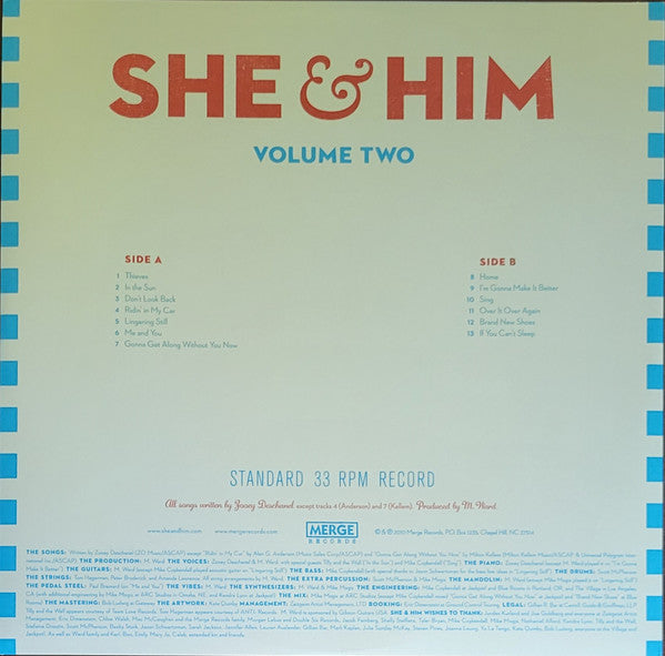 She & Him – Volume Two LP vinyl record, image 5 of 10