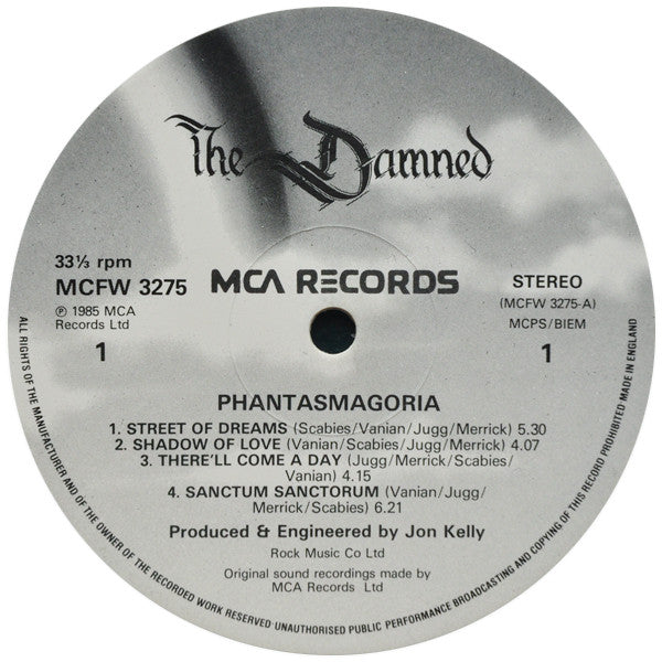 The Damned – Phantasmagoria LP vinyl record, image 3 of 6
