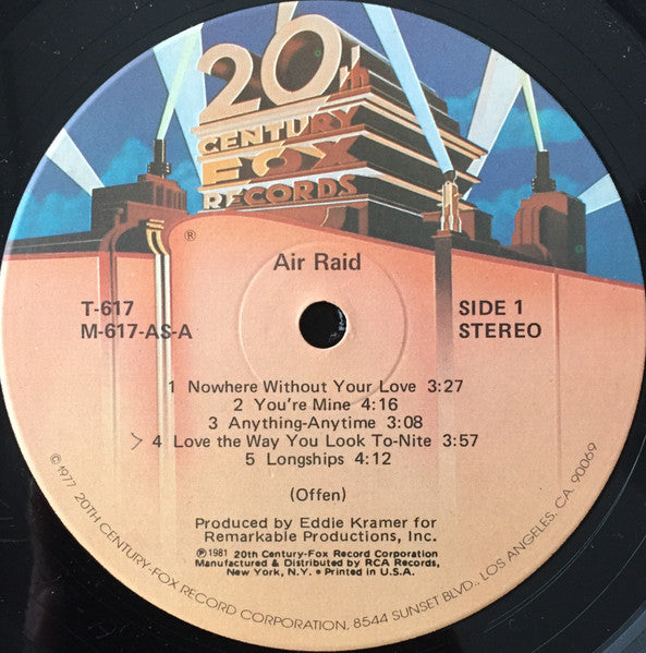 Air Raid – Air Raid LP vinyl record, image 3 of 6