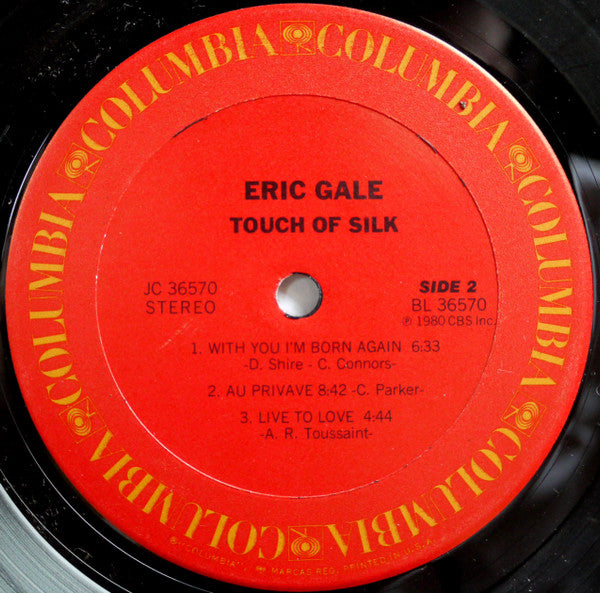 Eric Gale – Touch Of Silk LP vinyl record, image 4 of 4
