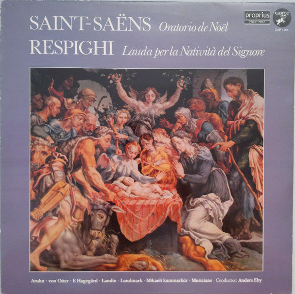 Camille Saint-Saëns, Ottorino Respighi – Oratorio De Noël / Lauda Per La Natività Del Signore LP vinyl record, image 1 of 10