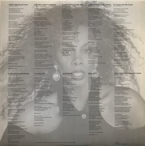 Donna Summer – Another Place And Time LP vinyl record, image 4 of 6