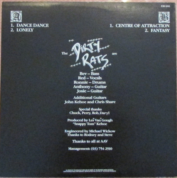Dirty Rats – Play It Loud LP vinyl record, image 2 of 4