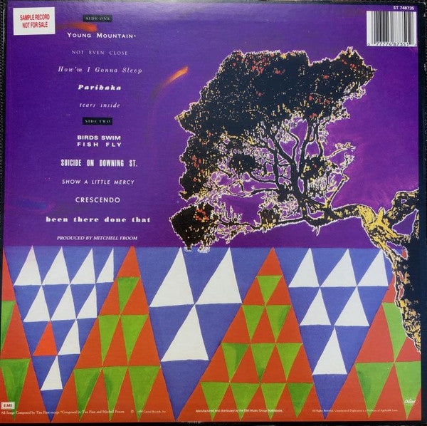 Tim Finn – Tim Finn LP vinyl record, image 3 of 5