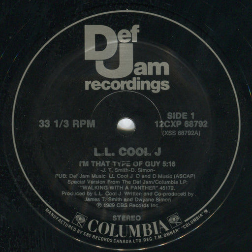 LL Cool J – I'm That Type Of Guy 12" vinyl record, image 1 of 6