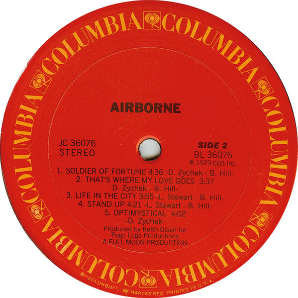 Airborne – Airborne LP vinyl record, image 4 of 4