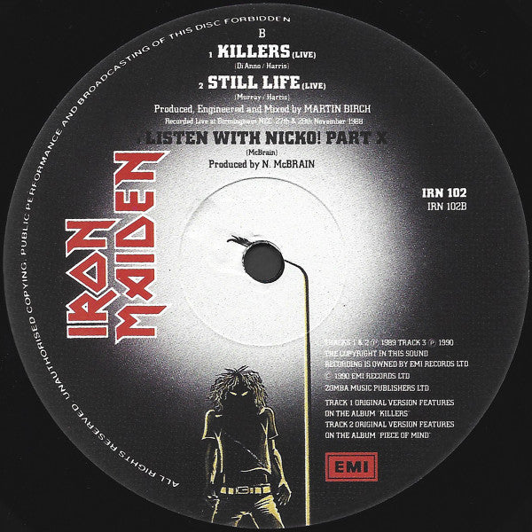 Iron Maiden – The Clairvoyant · Infinite Dreams (2x12") 12" vinyl record, image 8 of 9