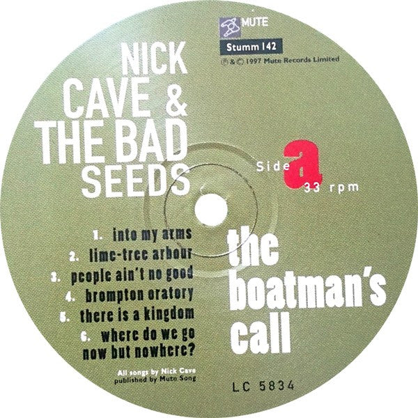 Nick Cave & The Bad Seeds – The Boatman's Call LP vinyl record, image 3 of 6