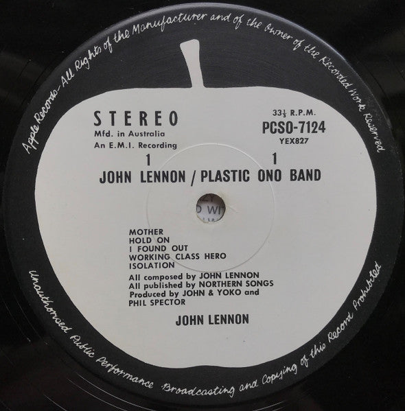 John Lennon, The Plastic Ono Band – John Lennon / Plastic Ono Band LP vinyl record, image 3 of 6