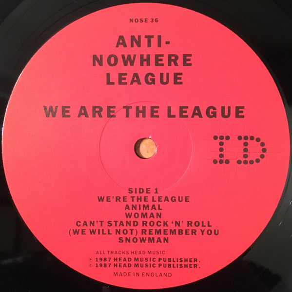 Anti-Nowhere League – Live In Yugoslavia / We Are...The League (2xLP) LP vinyl record, image 5 of 6