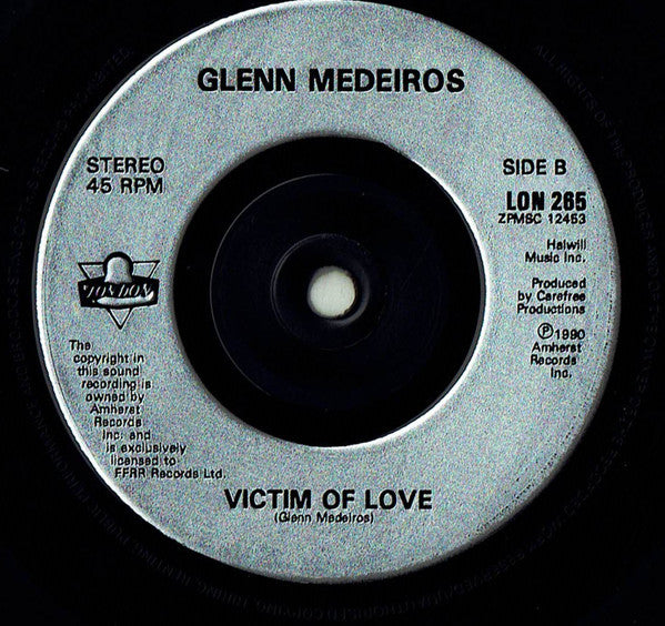 Glenn Medeiros, Bobby Brown – She Ain't Worth It 7" vinyl record, image 4 of 4