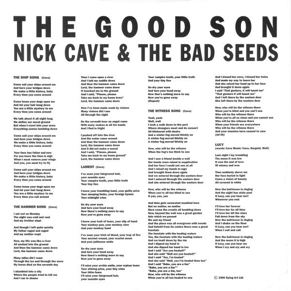 Nick Cave & The Bad Seeds – The Good Son LP vinyl record, image 8 of 9