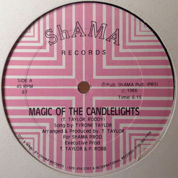 Tyrone Taylor – Magic Of The Candlelights LP vinyl record