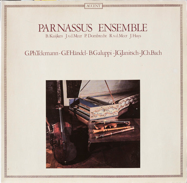 Georg Philipp Telemann, Georg Friedrich Händel, Baldassare Galuppi, Johann Gottlieb Janitsch, Johann Christian Bach, Parnassus Ensemble – Parnassus Ensemble LP vinyl record, image 1 of 5