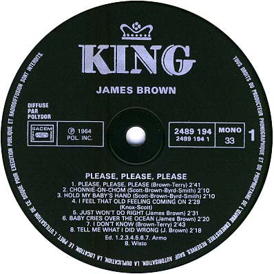 James Brown & The Famous Flames – Please, Please, Please LP vinyl record, image 3 of 4