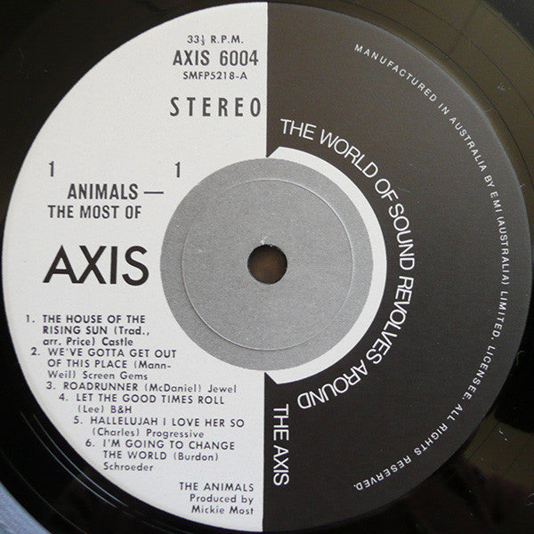The Animals – The Most Of LP vinyl record, image 3 of 4