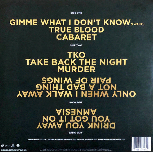 Justin Timberlake – The 20/20 Experience (2 Of 2) (2xLP) LP vinyl record, image 4 of 8