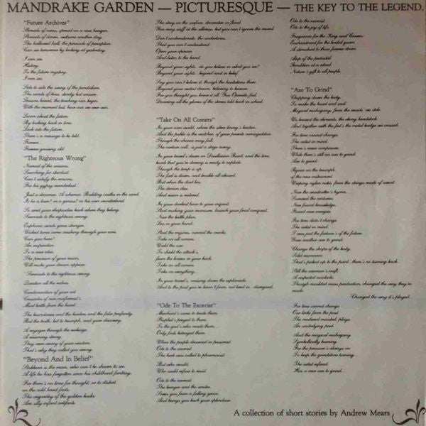 Mandrake Garden – Picturesque 12" vinyl record, image 3 of 5